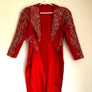 Bedazzled Red Coat Ringmaster